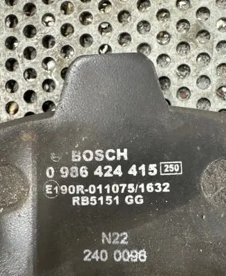 Fiat Scudo Brake pads (front) 0986424415 R35151GG 0110751632