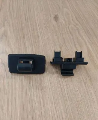 Sun visor clip/hook/bracket
