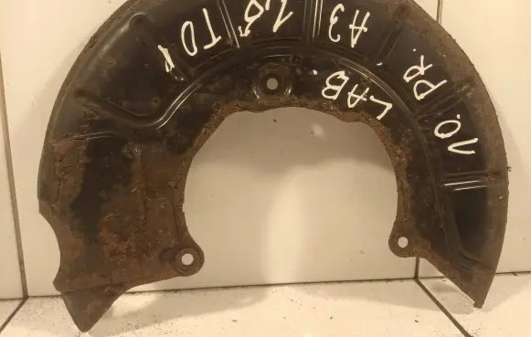 Audi A3 S3 A3 Sportback 8P Front brake disc dust cover plate 