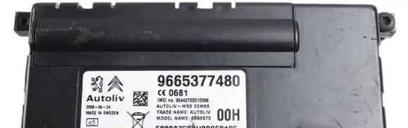 Citroen C5 Bluetooth control unit module 9665377480 609087500 9087500H09260125