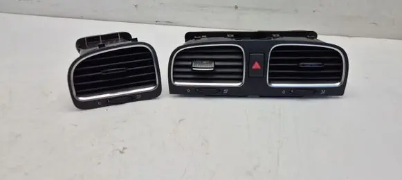 Volkswagen Golf VI Dash center air vent grill 5K0815735D