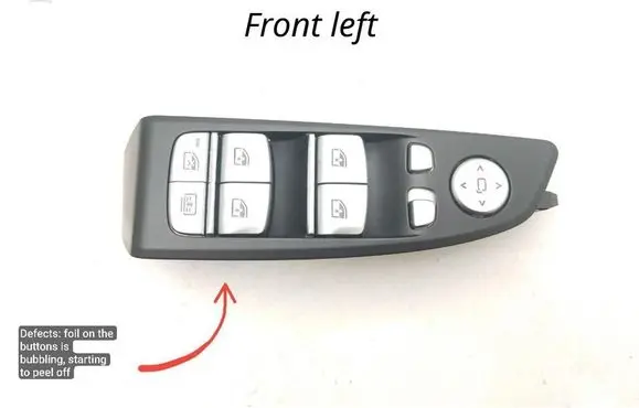 BMW 7 G11 G12 Electric window control switch 9382503