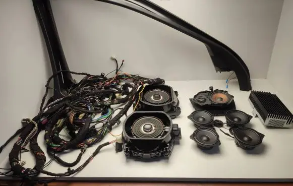 BMW X5 E70 Audio system kit 65129133913 65129197002 65129240136