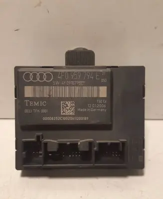 Audi A6 S6 C6 4F Door control unit/module 4F0959794E 12012006 4F0910795E