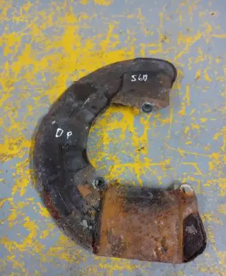 Volvo S60 Front brake disc dust cover plate