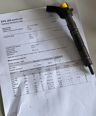 Mercedes-Benz E W211 Fuel injector A6420700487 0445115017