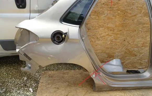 Citroen C4 Grand Picasso Rear quarter panel 