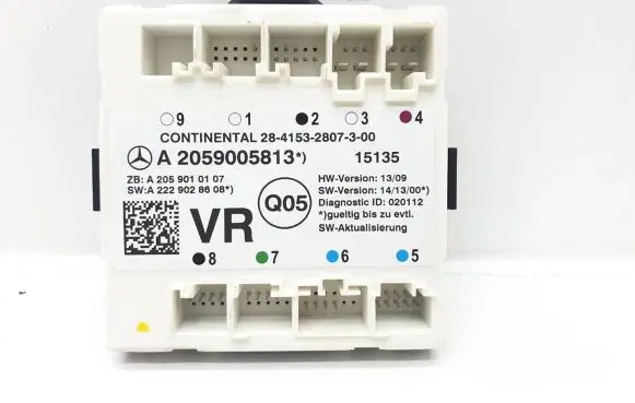 Mercedes-Benz C W205 Door control unit/module A2059005813