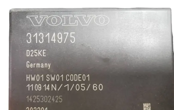 Volvo V60 Parking PDC control unit/module 31314975 303391 1425302425