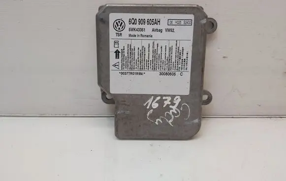 Volkswagen PASSAT B6 Airbag control unit/module 6Q0909605AH