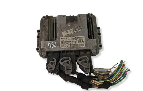 Peugeot 307 Engine control unit/module 9653202580 0281011089