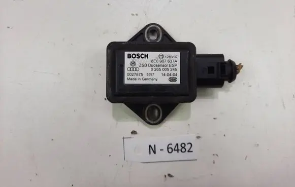 Audi A8 S8 D3 4E ESP acceleration yaw rate sensor 8E0907637A