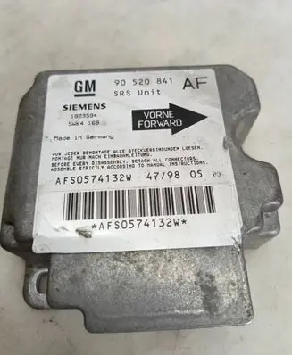 Opel Astra H Airbag control unit/module 90520841 AFS0574132W 1923594