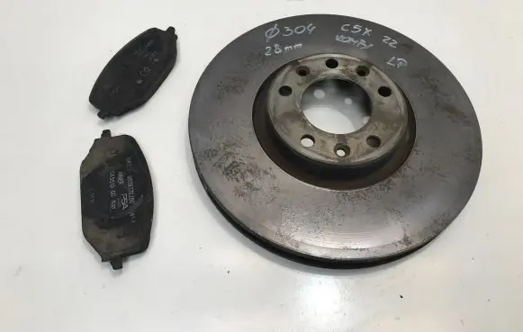 Citroen C5 X Front brake disc 9688354580