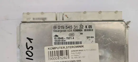 Mercedes-Benz CLK A208 C208 ABS control unit/module 0195453132 DSU8D18E30 0195453132K05