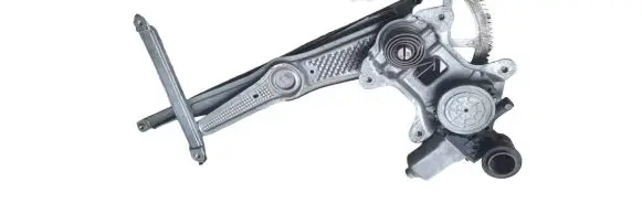Toyota Yaris Rear window lifting mechanism without motor