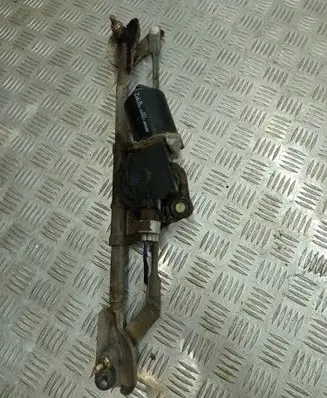 Front wiper linkage and motor