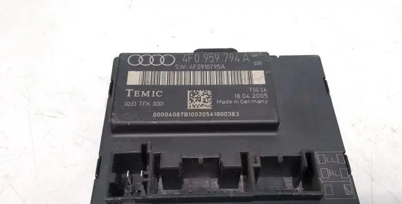 Audi A6 S6 C6 4F Door control unit/module 4F0959794A