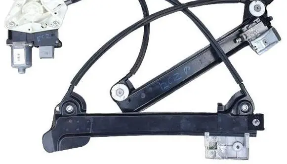 Front door window regulator with motor