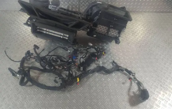 Interior heater climate box assembly