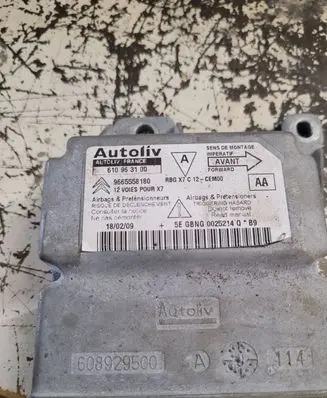 Citroen C5 Airbag control unit/module 9665558180 608929500