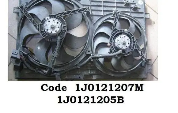 Volkswagen Golf IV Electric radiator cooling fan 1J0121207M 1J0121205B