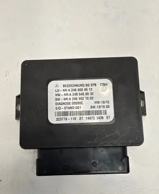 Mercedes-Benz B W245 Hand brake control module A2469004512 A2465450532 A2469021002
