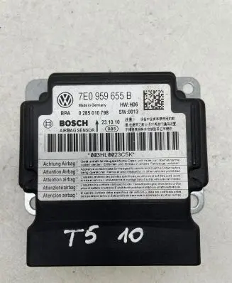 Volkswagen Transporter - Caravelle T5 Airbag control unit/module 7E0959655B 0285010798