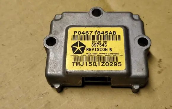 Chrysler PT Cruiser Airbag control unit/module P04671845AB
