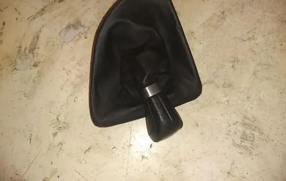 Gear lever shifter trim leather/knob