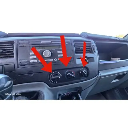 Ford Transit Heater control cables 1vienetas