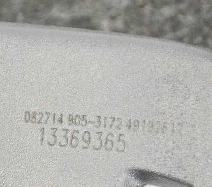 Opel Mokka Rear view mirror (interior) 13369365E11026140