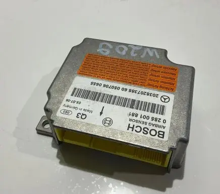 Mercedes-Benz CLK A209 C209 Airbag control unit/module 2038207385 A2038207385