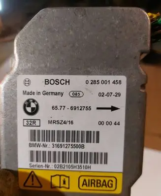 BMW X5 E53 Airbag control unit/module 0285001458 31691275500B