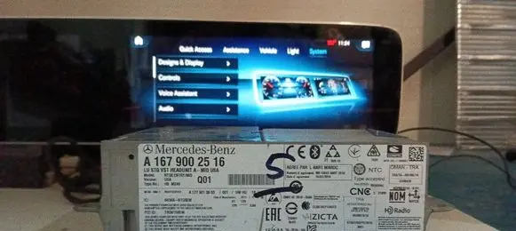 Mercedes-Benz GLE W167 Radio/CD/DVD/GPS head unit A1679002516