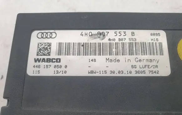 Audi A8 S8 D4 4H Suspension control unit/module 4H0907553B 4461570500 4H0907553