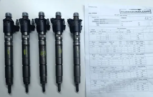 Fuel injectors set