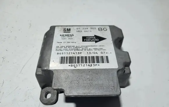 Opel Zafira B Airbag control unit/module 09229303 BGS1121413P 5WK42926