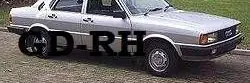 Audi 80 90 B2 Rear side window 43R001010 813843322