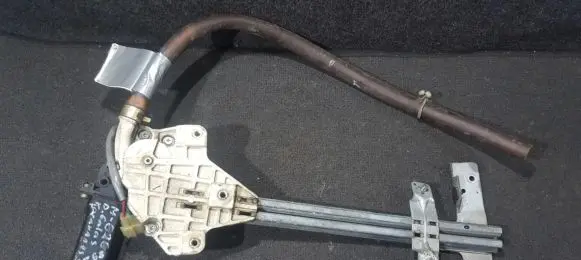 Sliding door window regulator with motor
