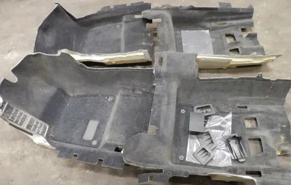 Audi A8 S8 D4 4H Rear floor carpet liner AUDIS8D4PODLOGA