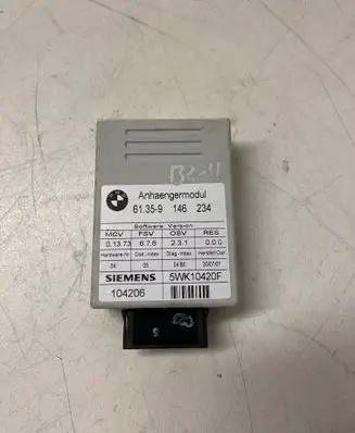BMW 3 E90 E91 Tow bar trailer control unit/module 9146234 104206 5WK10420F