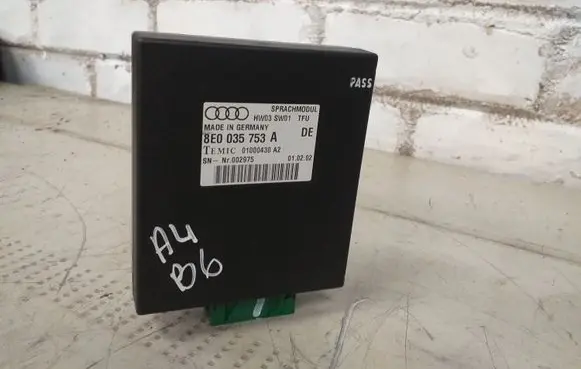 Audi A4 S4 B6 8E 8H Other control units/modules 8E0035753A