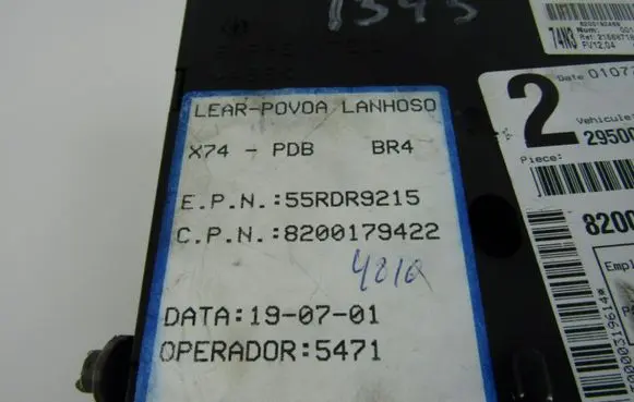 Renault Laguna II Fuse module 8200179422