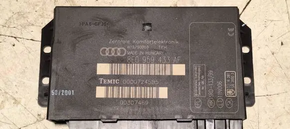 Audi A4 S4 B6 8E 8H Comfort/convenience module 8E0959433AF 00307469 00007245B5