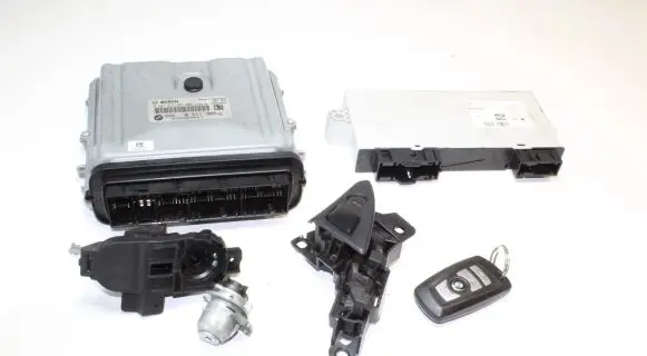 BMW 5 F10 F11 Engine ECU kit and lock set 0281017081 9226588