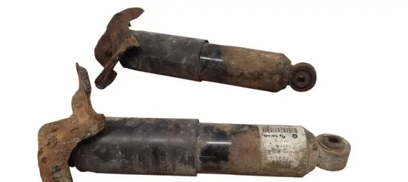 Rear shock absorber/damper
