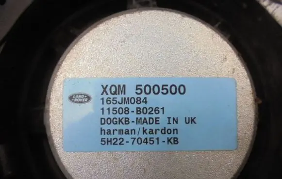 Land Rover Range Rover Sport L320 Audio system kit XQM500500