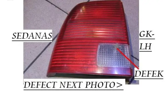 Volkswagen PASSAT B5 Rear/tail lights 3B5945095