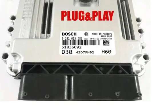 Fiat Ducato Engine ECU kit and lock set 0281015683 43D79H02 51836092